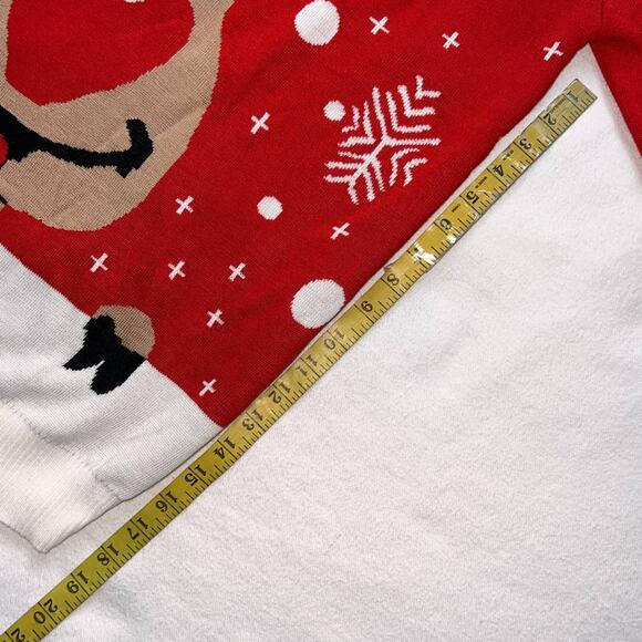 SSLR Red Rudolph Crewneck Men's Sweater - L  NWT - Picture 7 of 12